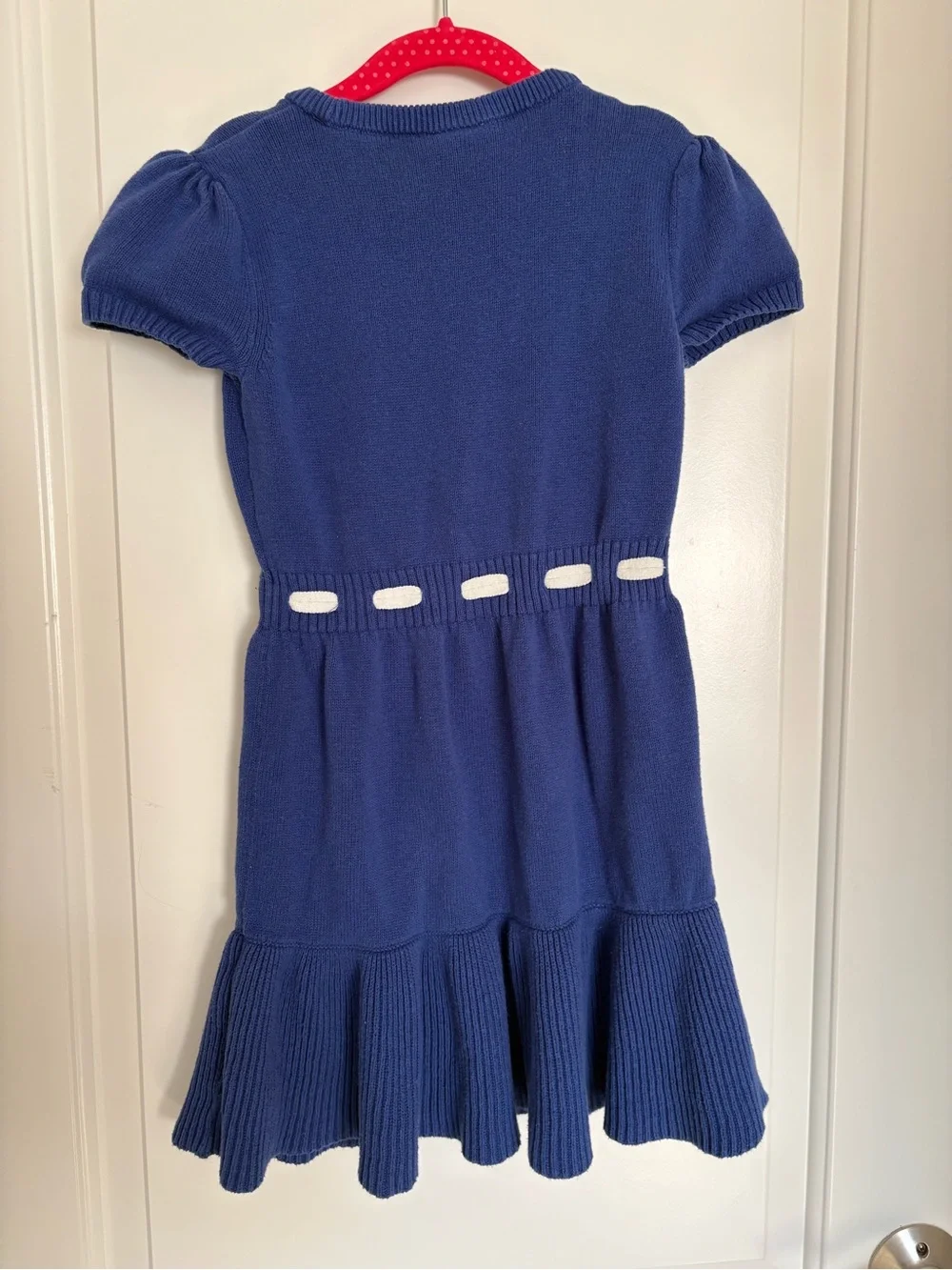 Gymboree Royal Blue Knit Dress with Bunny Appliqué